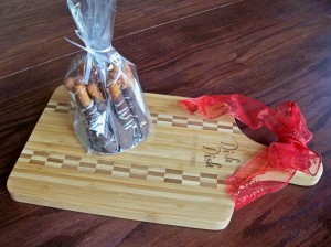 chocolate covered pretzels, holiday gifts, edible gifts, foodie gifts, digital recipe organizer