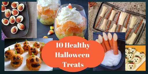 10 Healthy Halloween Treats {Recipe Roundup}