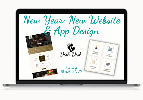 New Year - New Design for Recipe Website and Apps