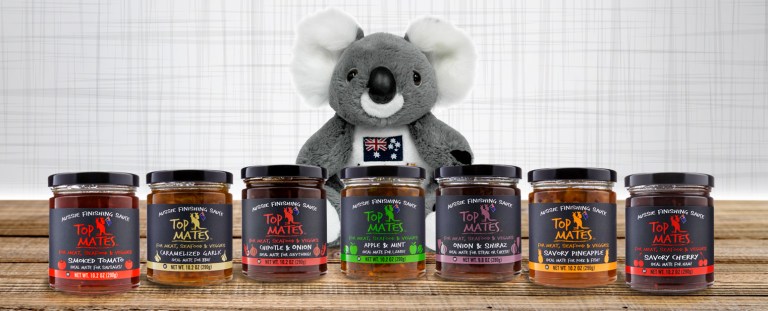 Top Mates 3 Pack Giveaway of Aussie Finishing Sauces