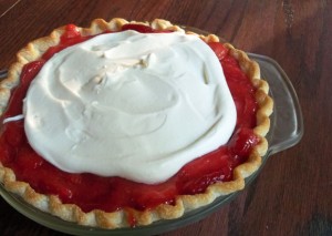 creamy strawberry pie, strawberry recipe, dessert recipe