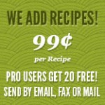 Dish Dish add recipes, organize recipes, digitize recipes, online cookbook