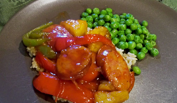 Sweet And Sour Sausage Stir Fry