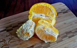 peeled orange, sliced orange, orange with pith, pith of orange, orange peeling