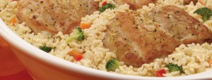 savory chicken rice skillet, chicken recipe, one-pot meal, one-dish meal, healthy recipe, chicken recipe, organize recipe online