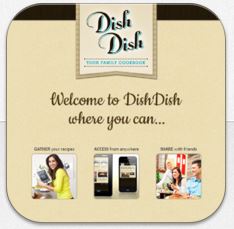 Dish Dish online cookbook recipe organizer app, organizing recipes online, recipe organizer, online cookbook app