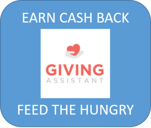 giving assistant, poverty, feed the hungry, cash back