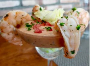 Shrimp and Dip in Martini Glass Unsplash - Shrimp Recipes