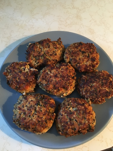 salmon and quinoa cakes