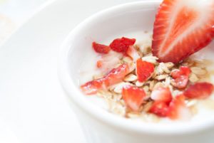 Overnight Oats with Strawberries