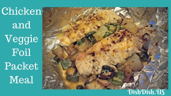 Grilled Chicken and Vegetable Foil Dinner