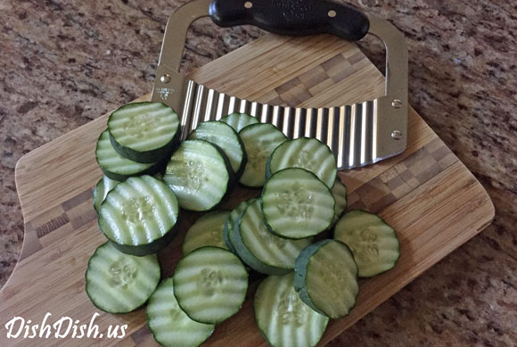 crinkle cut cucumber slicer