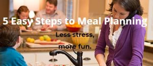 5 Easy Steps to Meal Planning Downloadable Guide