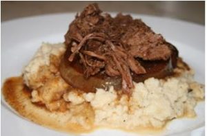 Crock Pot Roast with Sweet Onions by Paleo Table