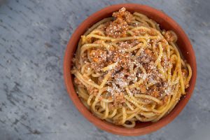 Baked Spaghetti in a Bowl